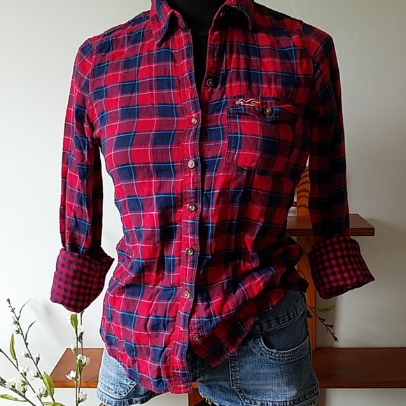 Hollister light flannel shirt - Picture 2 of 5